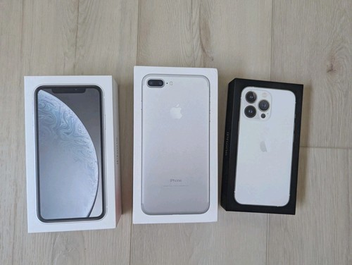 Apple iphone boxes empty - x,